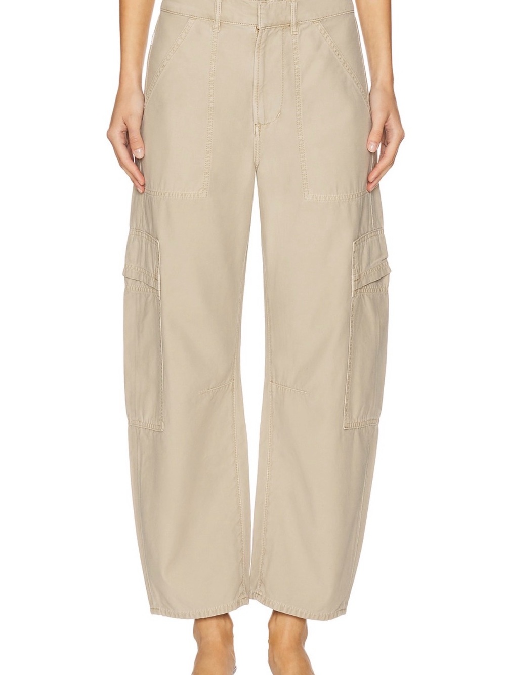 Citizens of Humanity Marcelle Beige Cargo Pants